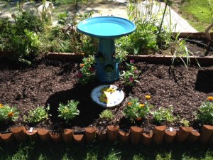 birdbath garden1