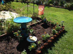 birdbath garden2