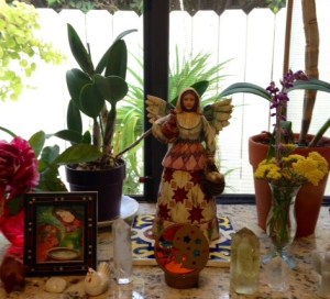 kitchen altar